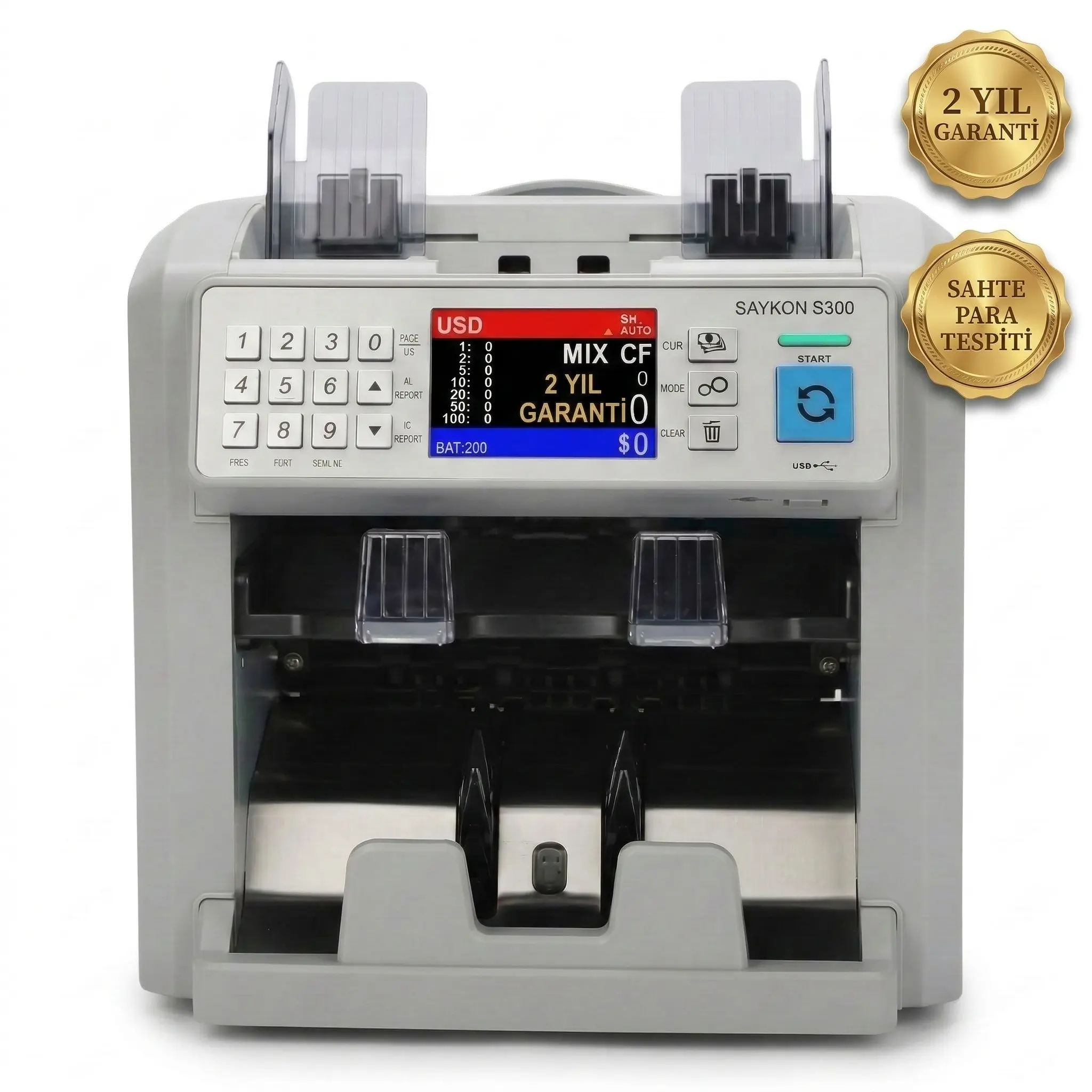 Saykon S300T Profesyonel Para Sayma Makinesi